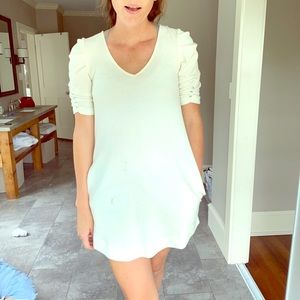 White Anthropologie top